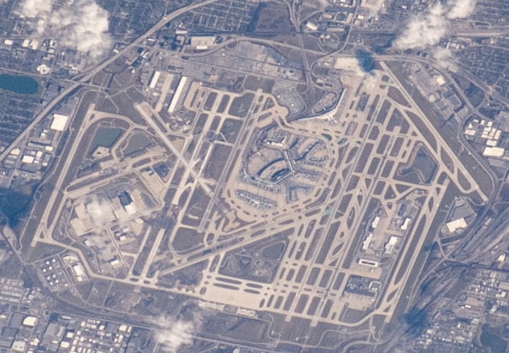 O'Hare INternationl Airport Aerial View