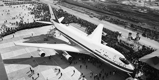 Boeing 747 roll-out