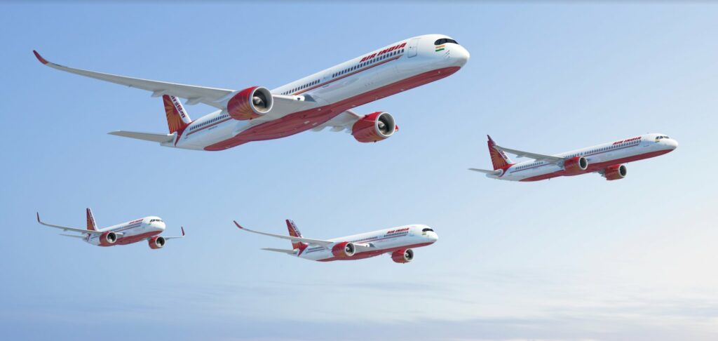 Air India orders 250 Airbus planes