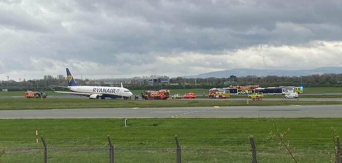 Ryanair Boeing 737-800 incident at Dublin