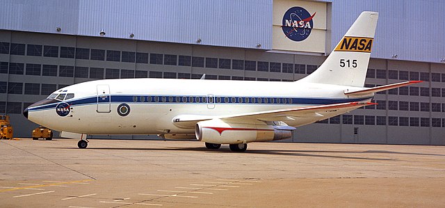 The first Boeing 737-130 used as prototype and later operated by NASA